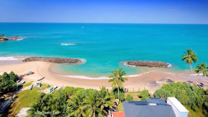 Sea Shell Villa Hikkaduwa 2 Separate Cabanas Ocean Front Villa Ngoại thất bức ảnh