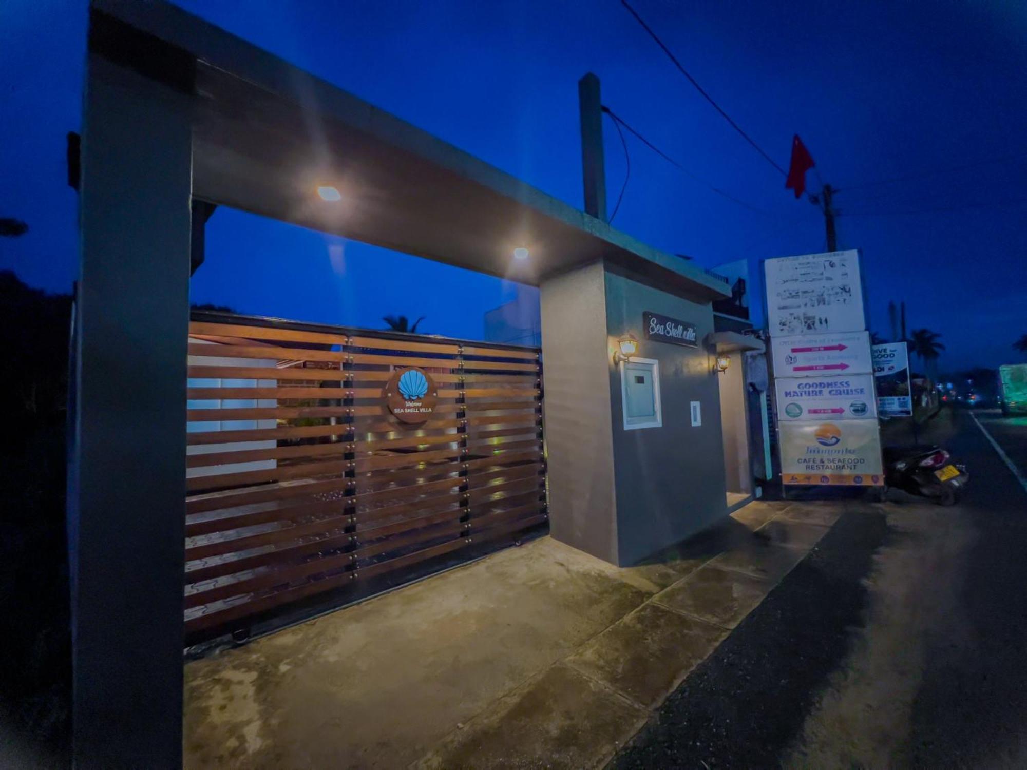 Sea Shell Villa Hikkaduwa 2 Separate Cabanas Ocean Front Villa Ngoại thất bức ảnh